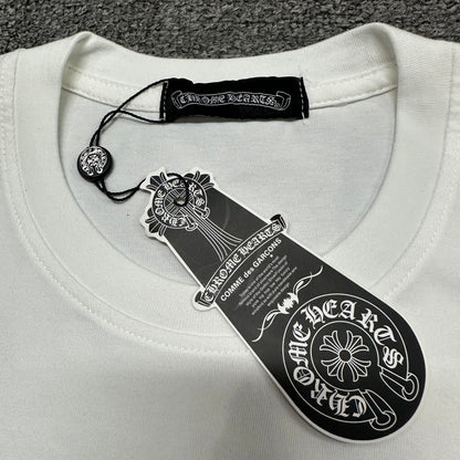Chrome Hearts Cemetery Cross Red Horseshoe T-Shirt