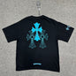 Chrome Hearts Blue Triple Cross T-Shirt