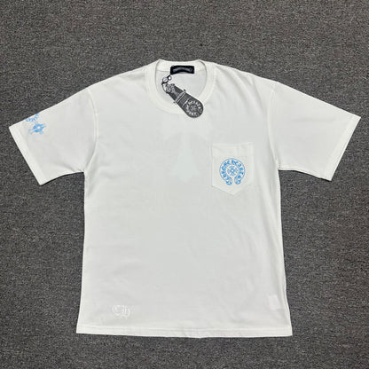 Chrome Hearts Blue Triple Cross T-Shirt