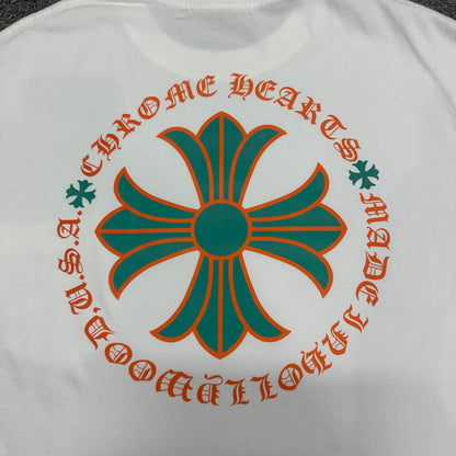 Chrome Hearts Miami Floral Cross T-Shirt