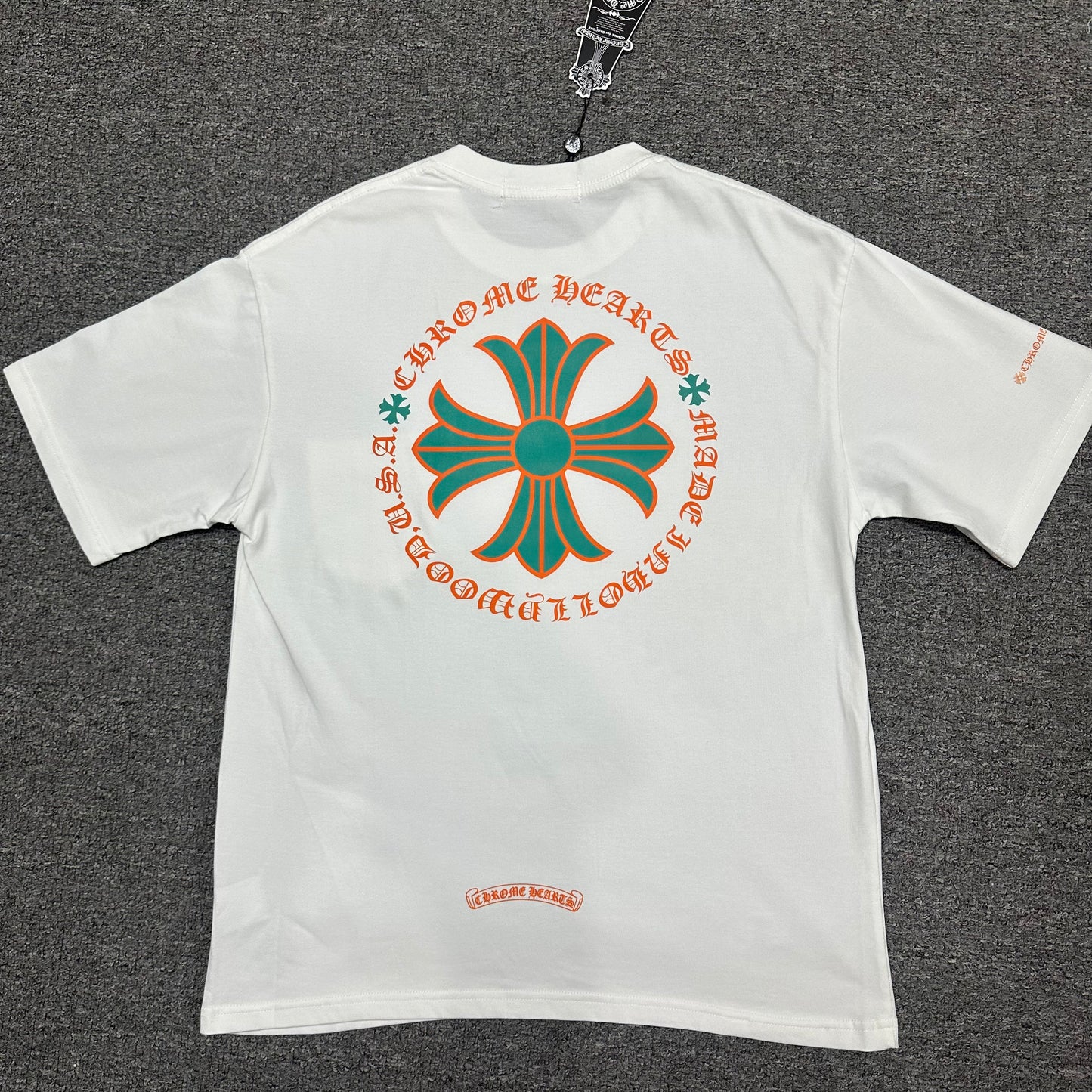 Chrome Hearts Miami Floral Cross T-Shirt
