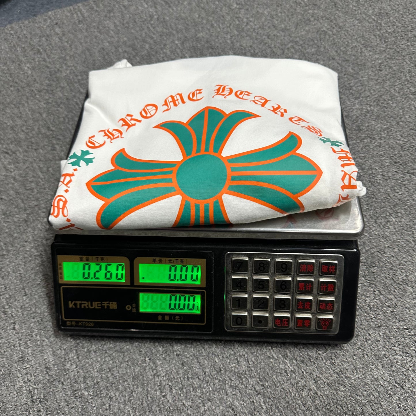 Chrome Hearts Miami Floral Cross T-Shirt