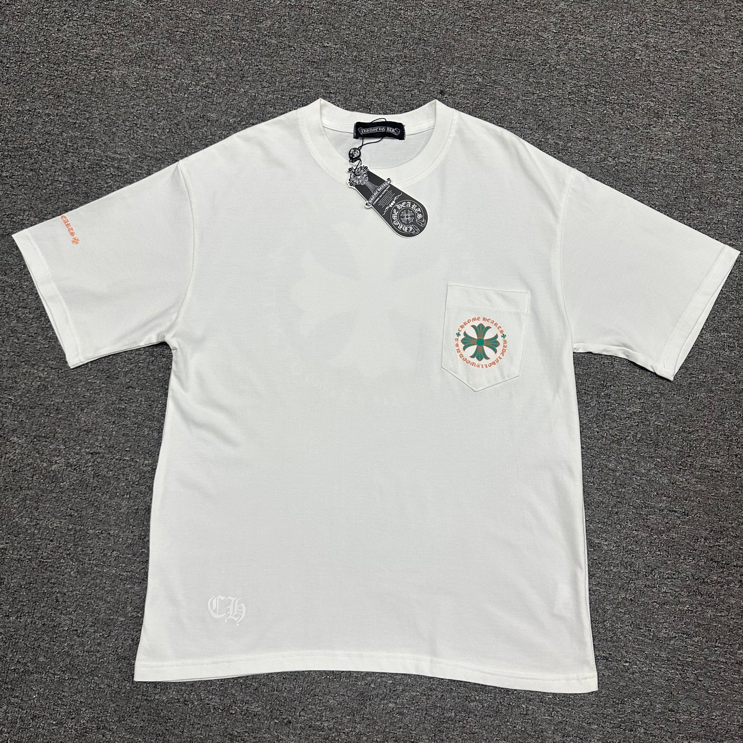 Chrome Hearts Miami Floral Cross T-Shirt