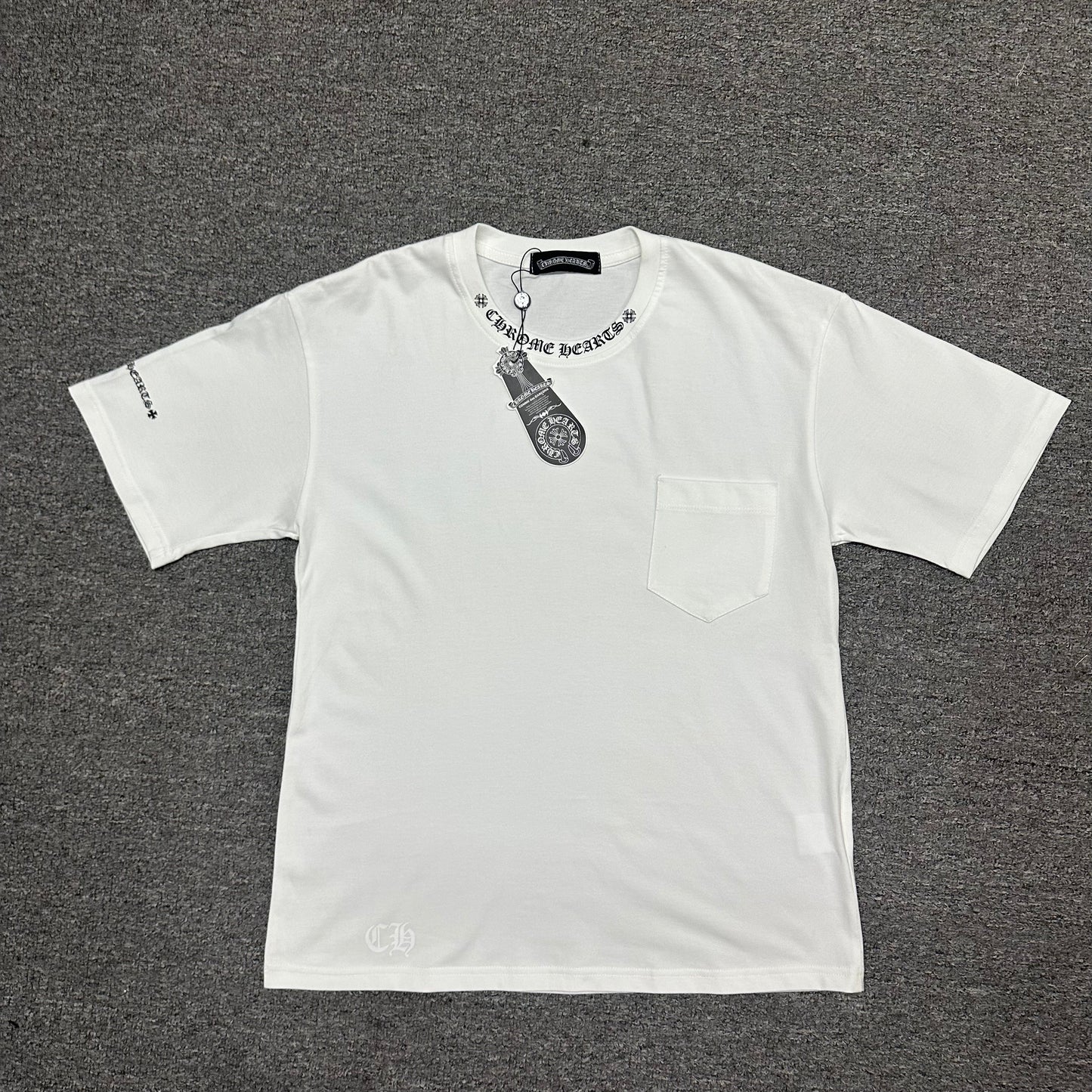 Chrome Hearts Neck Logo Pocket T-Shirt