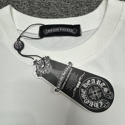 Chrome Hearts Pink Horseshoe Logo T-Shirt