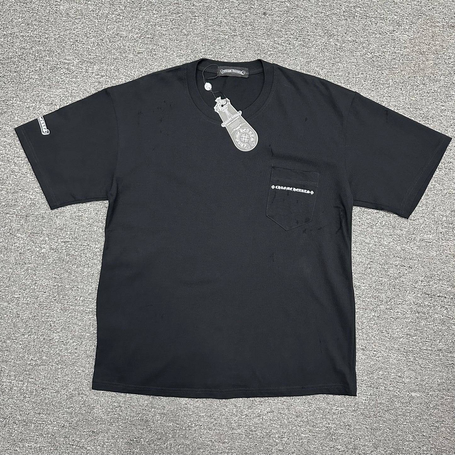 Chrome Hearts Vertical Cemetery Cross T-Shirt