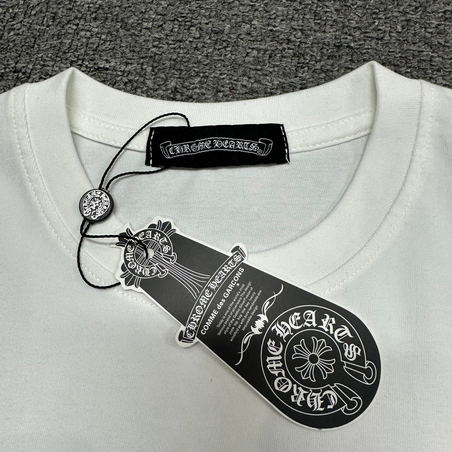 Chrome Hearts Vertical Cemetery Cross T-Shirt