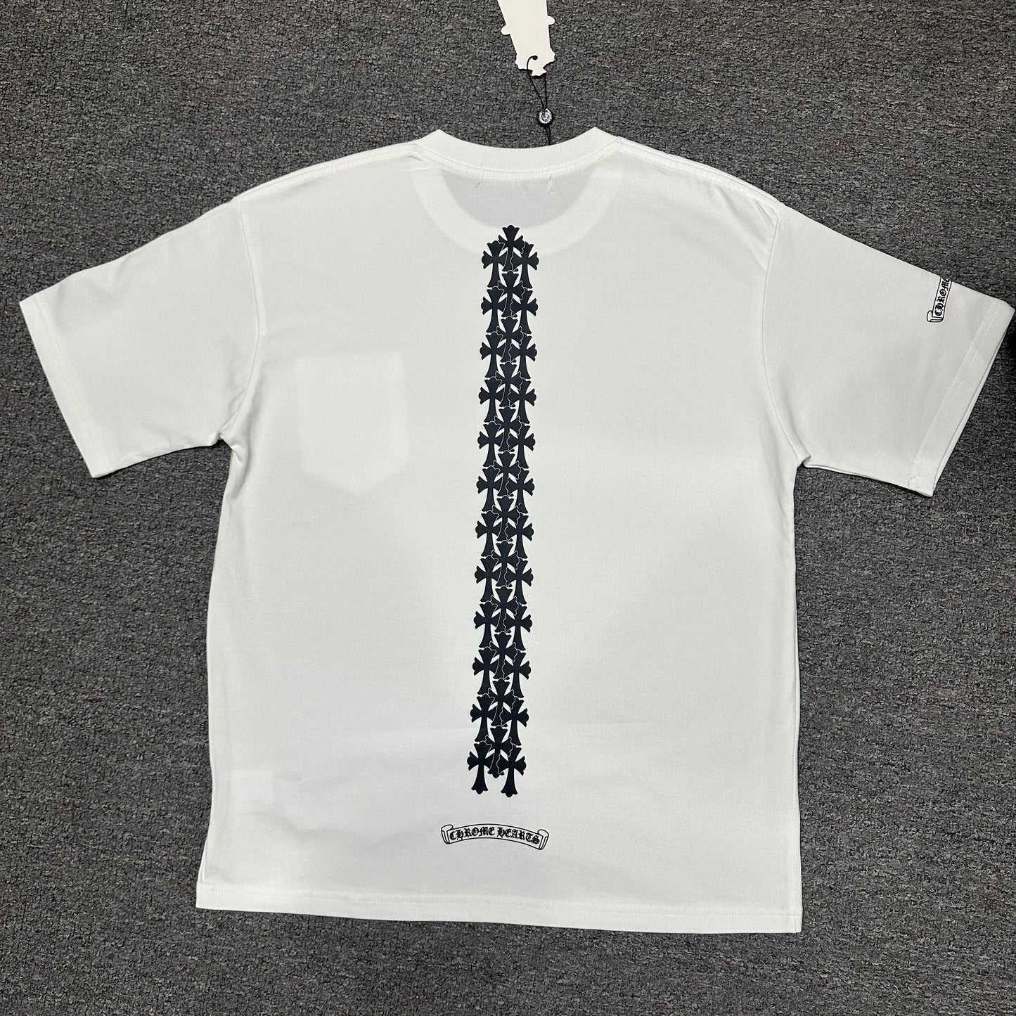 Chrome Hearts Vertical Cemetery Cross T-Shirt
