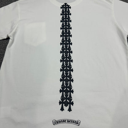Chrome Hearts Vertical Cemetery Cross T-Shirt
