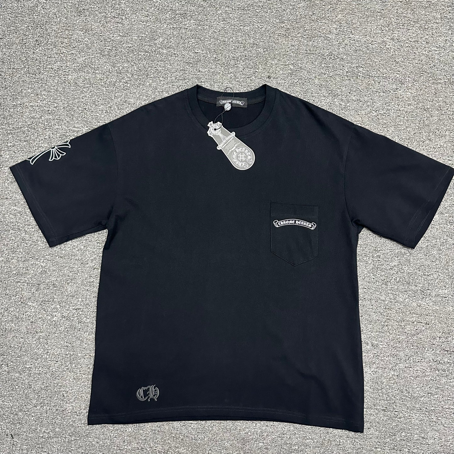 Chrome Hearts Floral Cross Graphic T-Shirt