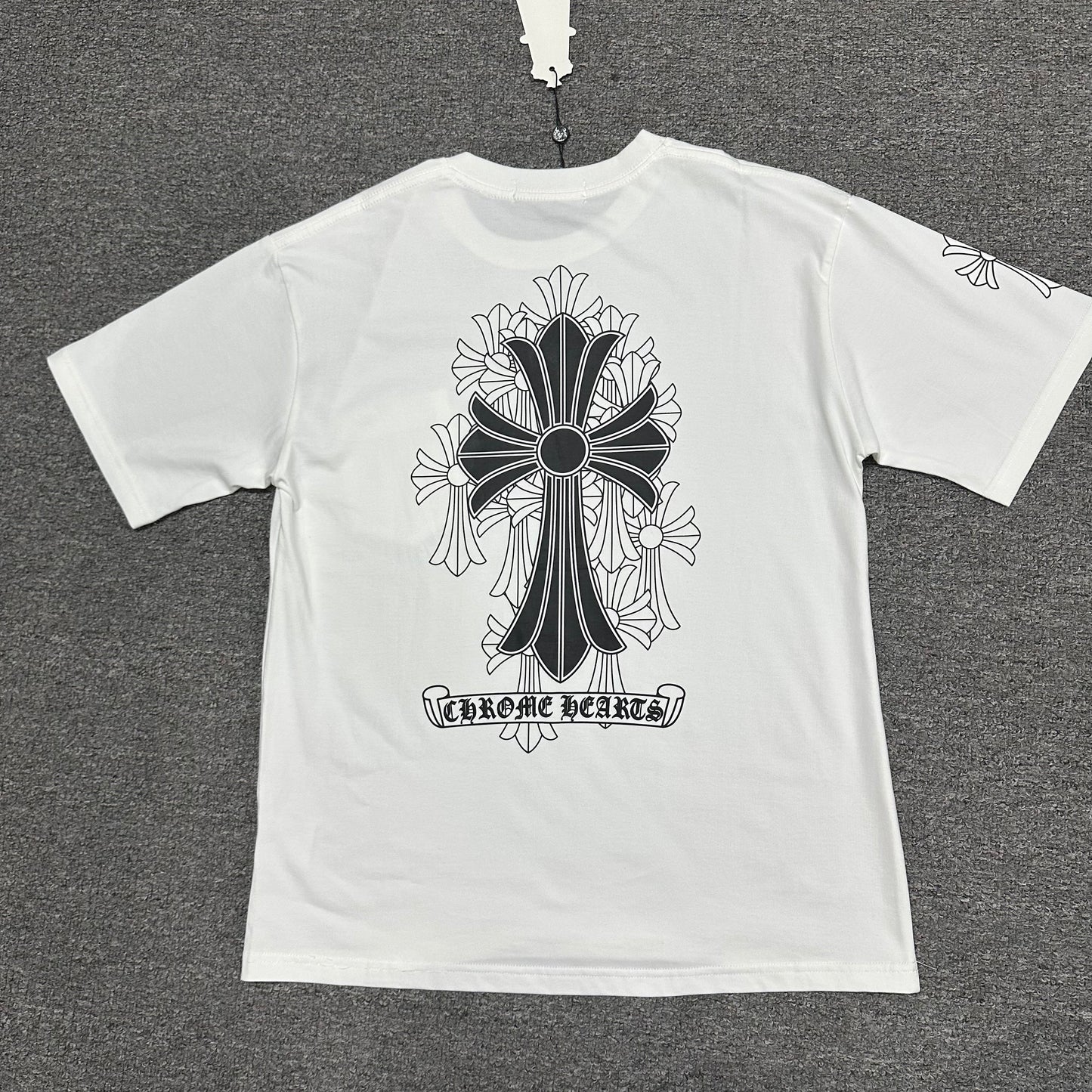 Chrome Hearts Floral Cross Graphic T-Shirt
