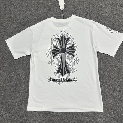 Chrome Hearts Floral Cross Graphic T-Shirt