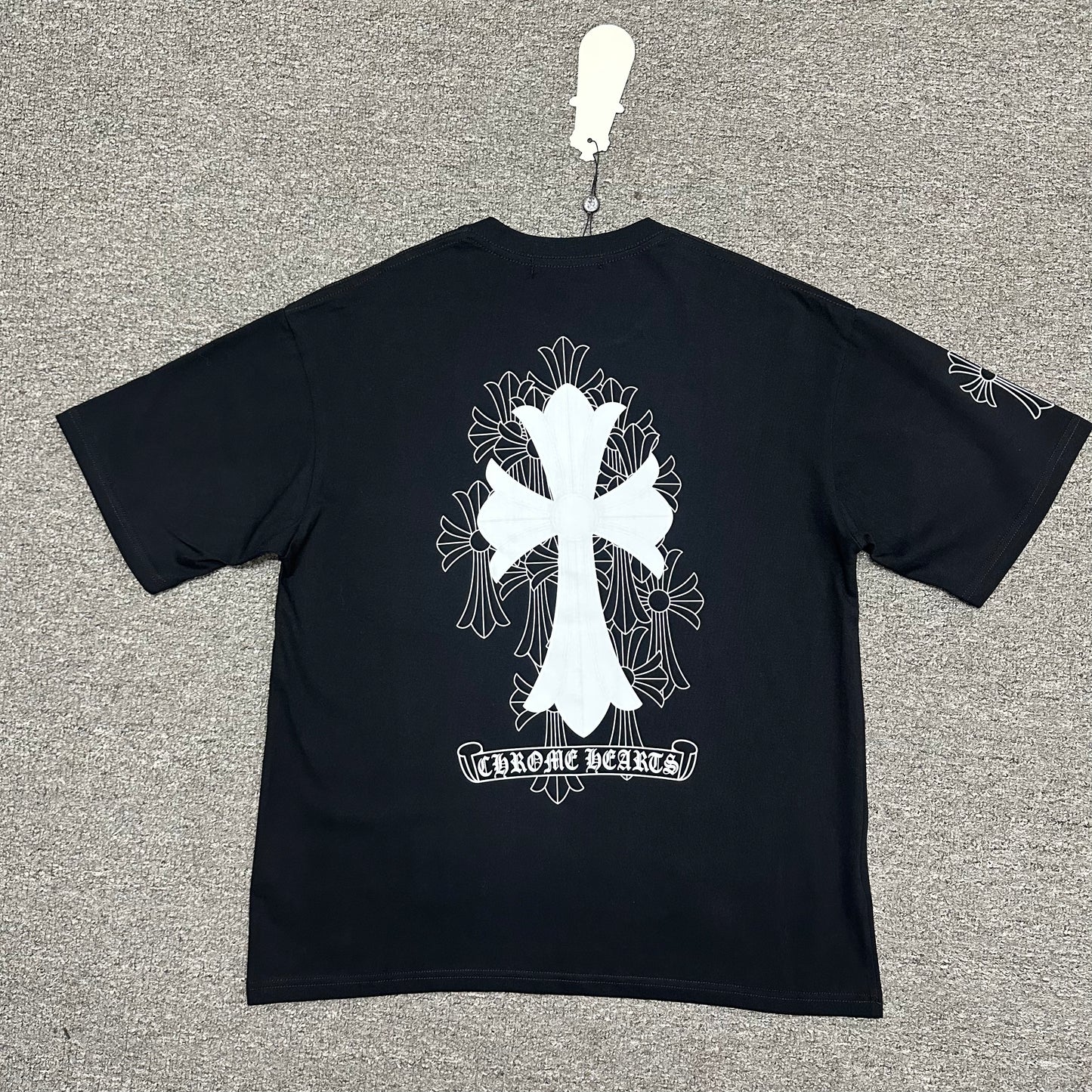 Chrome Hearts Floral Cross Graphic T-Shirt