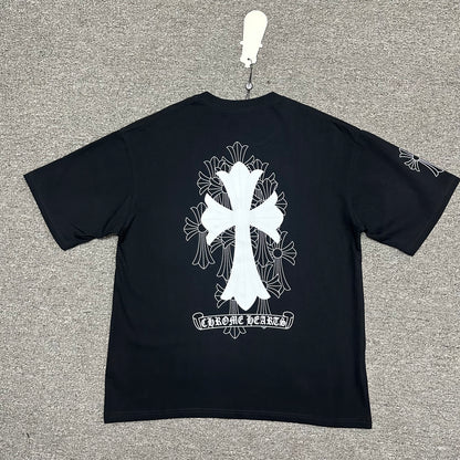Chrome Hearts Floral Cross Graphic T-Shirt