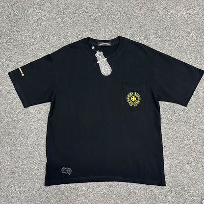 Chrome Hearts Black Yellow Eye Chart T-Shirt