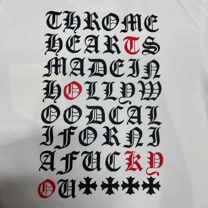 Chrome Hearts Made in Hollywood Eye Chart T-Shirt