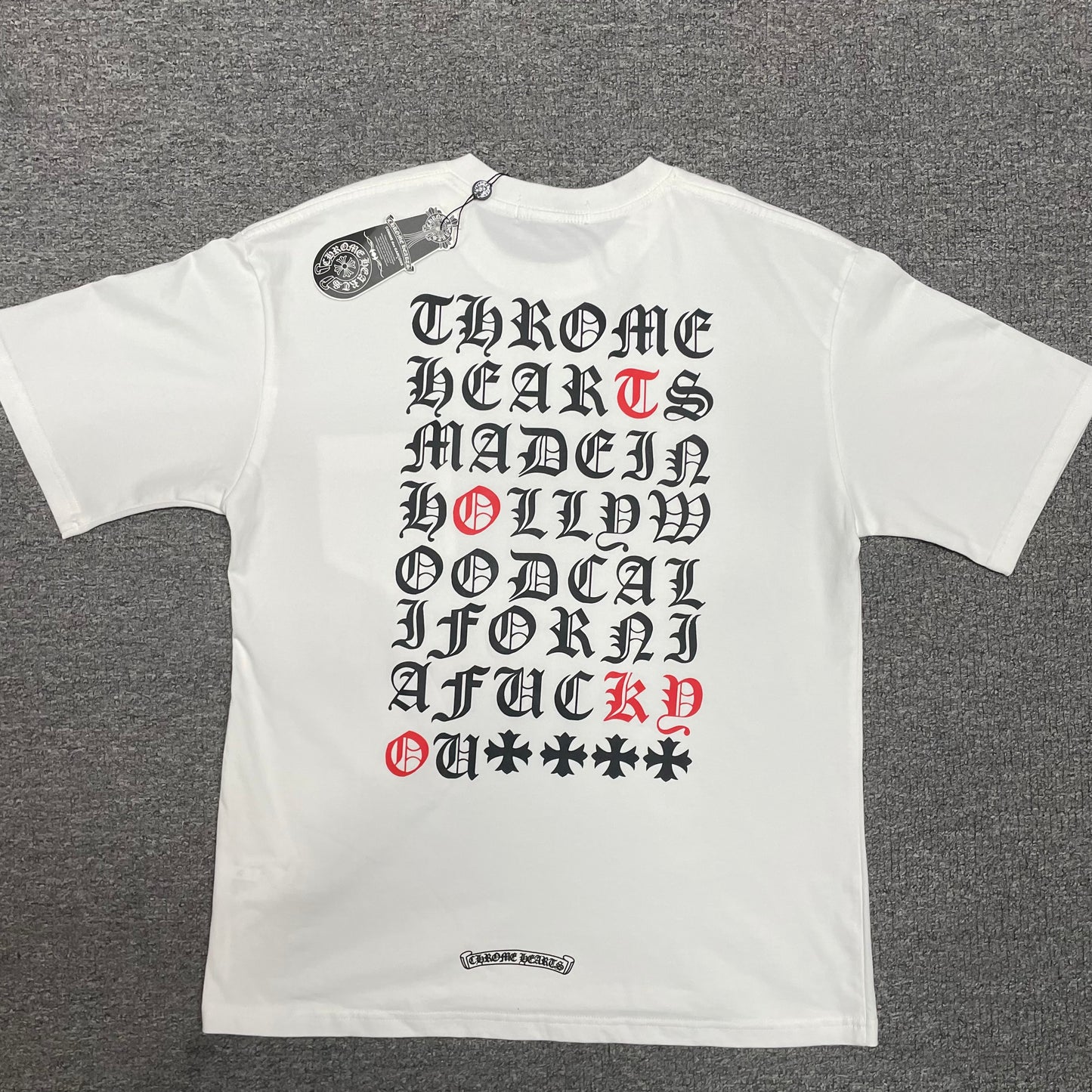 Chrome Hearts Made in Hollywood Eye Chart T-Shirt