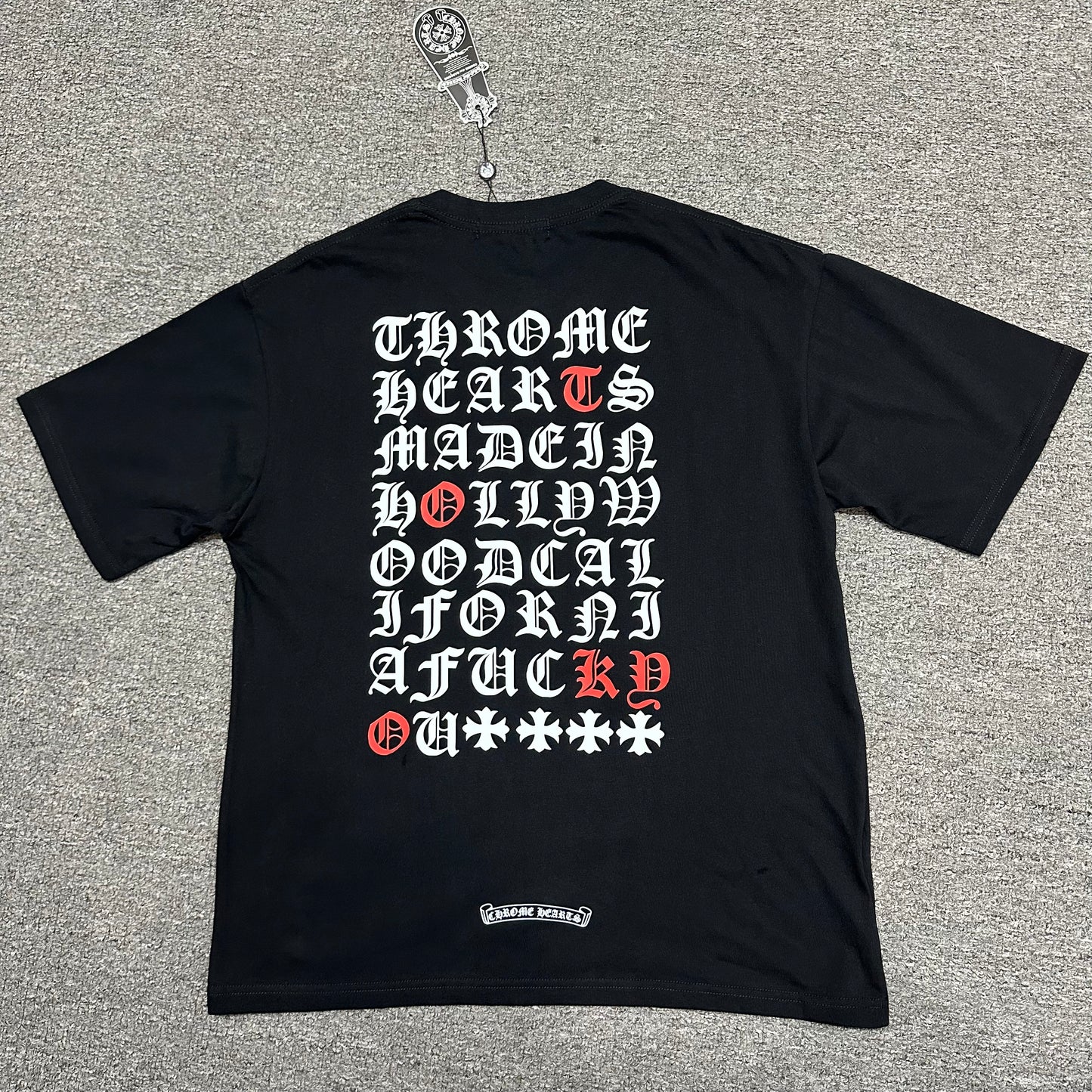 Chrome Hearts Made in Hollywood Eye Chart T-Shirt