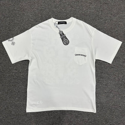 Chrome Hearts Eye Chart Pink Dagger T-Shirt