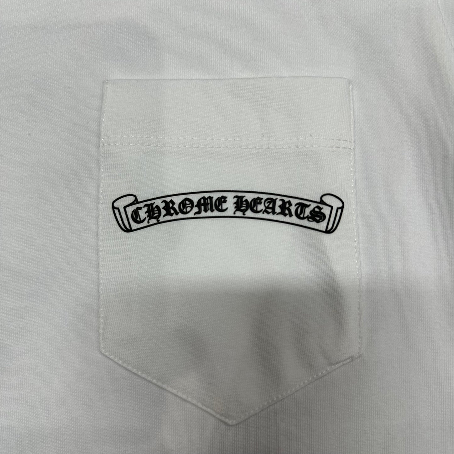 Chrome Hearts Eye Chart Pink Dagger T-Shirt
