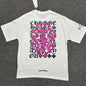 Chrome Hearts Eye Chart Pink Dagger T-Shirt