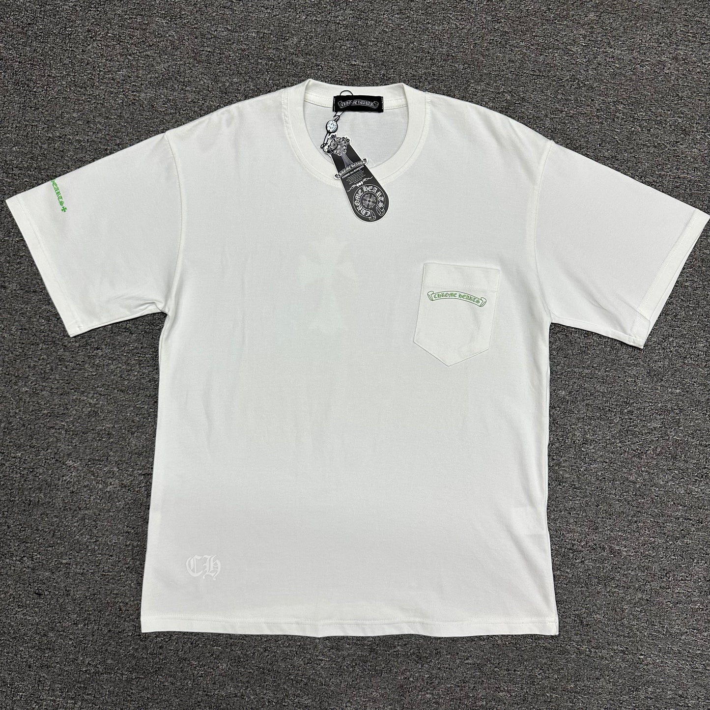 Chrome Hearts Neon Floral Cross T-Shirt