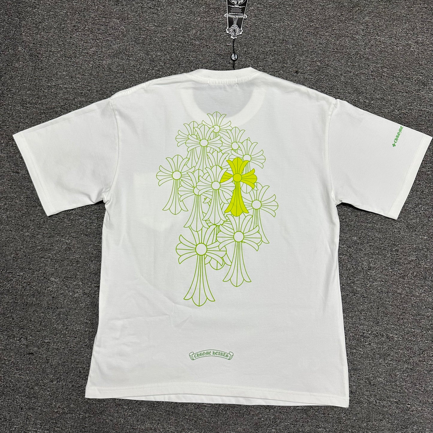 Chrome Hearts Neon Floral Cross T-Shirt