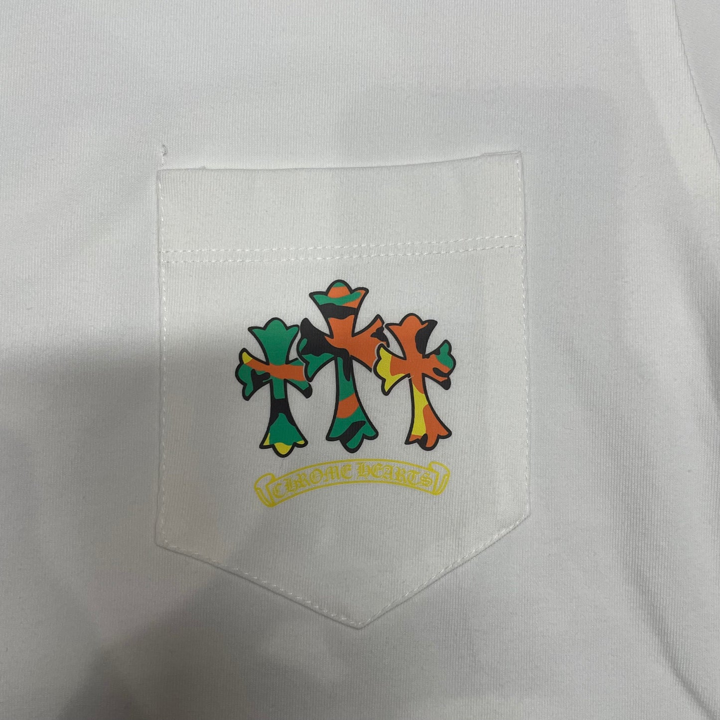 Chrome Hearts Multicolor Horseshoe Cross T-Shirt