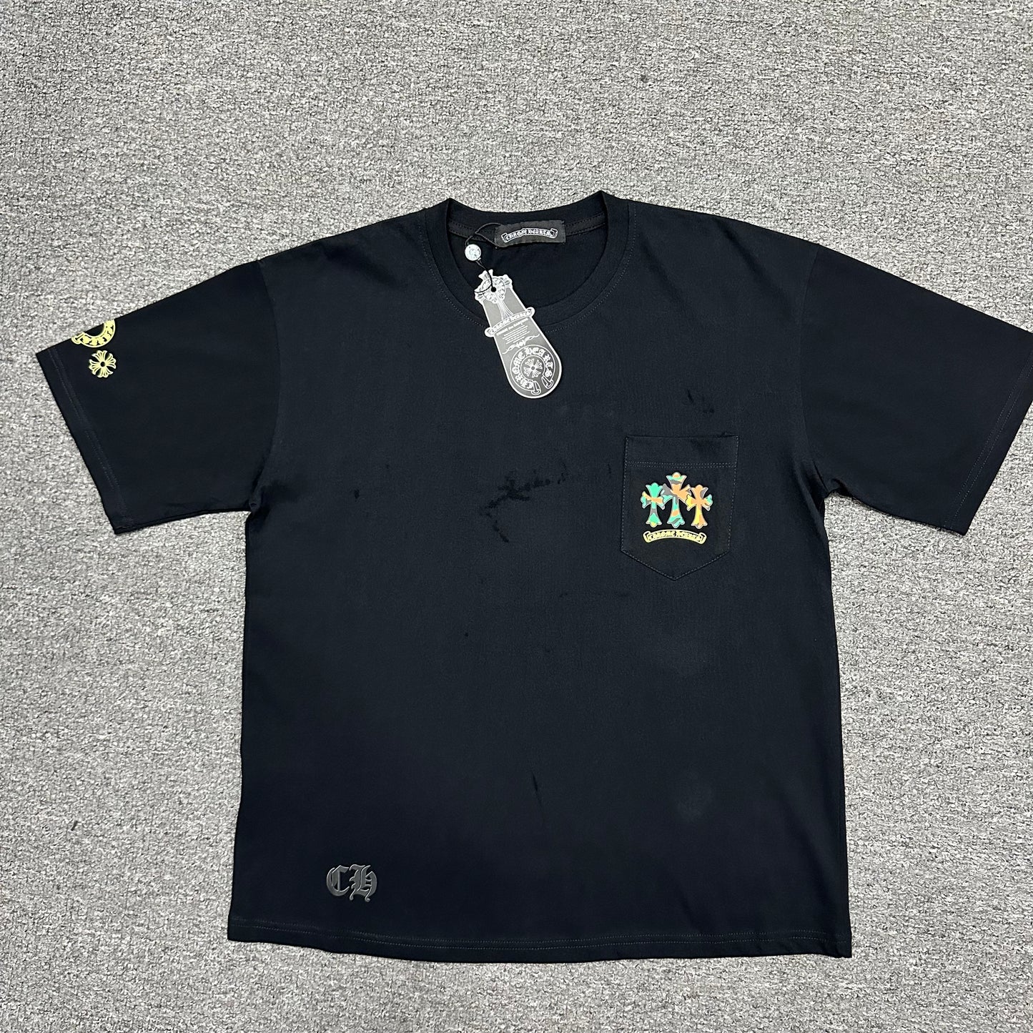 Chrome Hearts Multicolor Horseshoe Cross T-Shirt