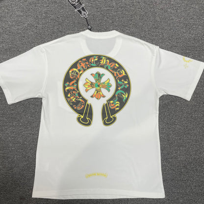 Chrome Hearts Multicolor Horseshoe Cross T-Shirt