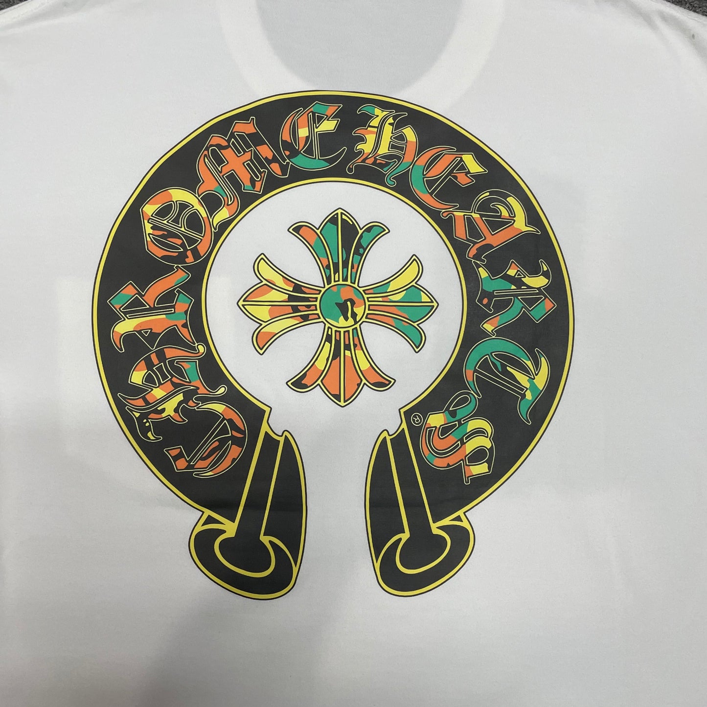 Chrome Hearts Multicolor Horseshoe Cross T-Shirt