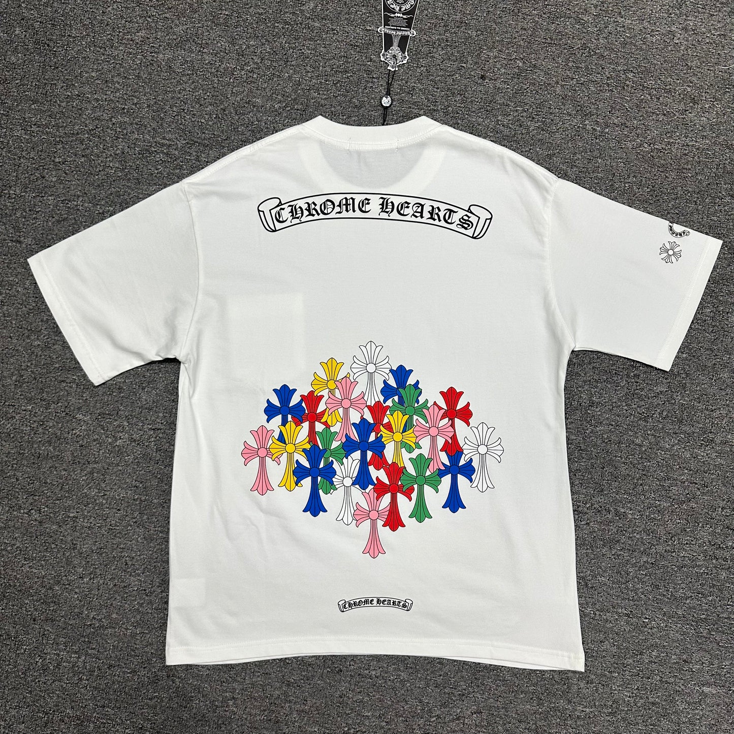 Chrome Hearts Multicolor Cross Cemetery T-Shirt