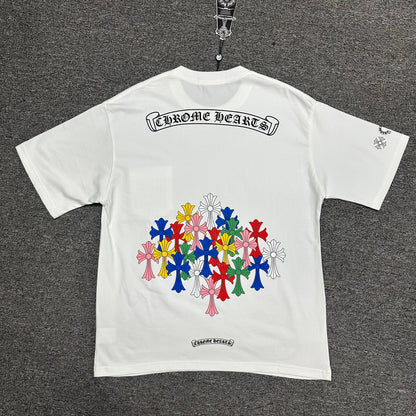 Chrome Hearts Multicolor Cross Cemetery T-Shirt