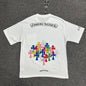 Chrome Hearts Multicolor Cross Cemetery T-Shirt
