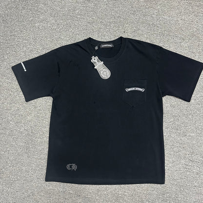 Chrome Hearts Scroll Logo Pocket T-Shirt