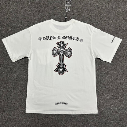 Chrome Hearts x Guns N' Roses Skull Cross T-Shirt