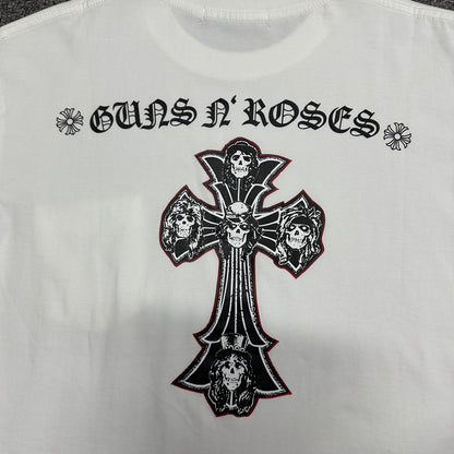 Chrome Hearts x Guns N' Roses Skull Cross T-Shirt