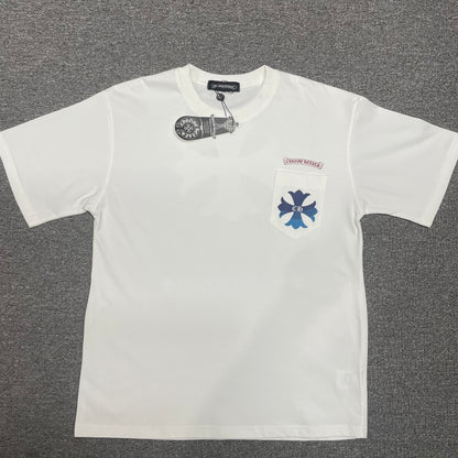 Chrome Hearts Harajuku Blue Cross T-Shirt