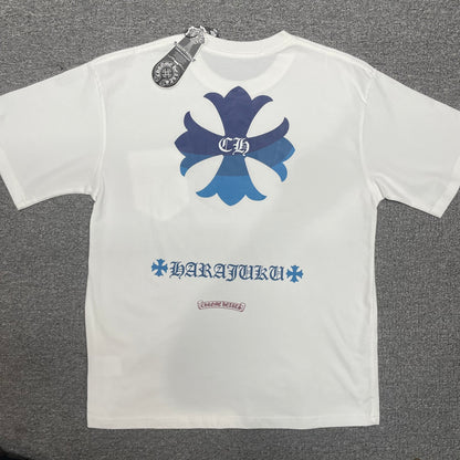 Chrome Hearts Harajuku Blue Cross T-Shirt
