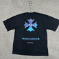 Chrome Hearts Harajuku Blue Cross T-Shirt