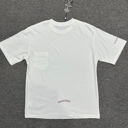 Chrome Hearts Pink Neck Logo Pocket T-Shirt