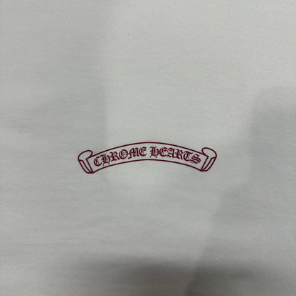 Chrome Hearts Pink Neck Logo Pocket T-Shirt
