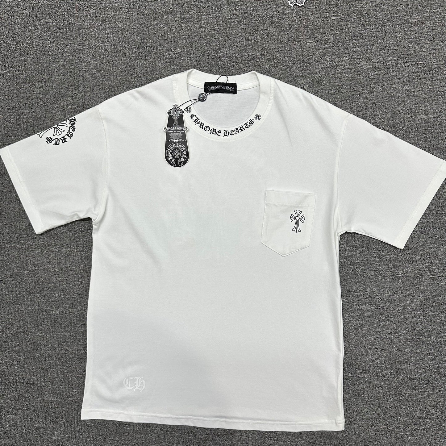 Chrome Hearts Circle Cross Logo T-Shirt