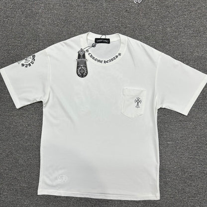 Chrome Hearts Circle Cross Logo T-Shirt
