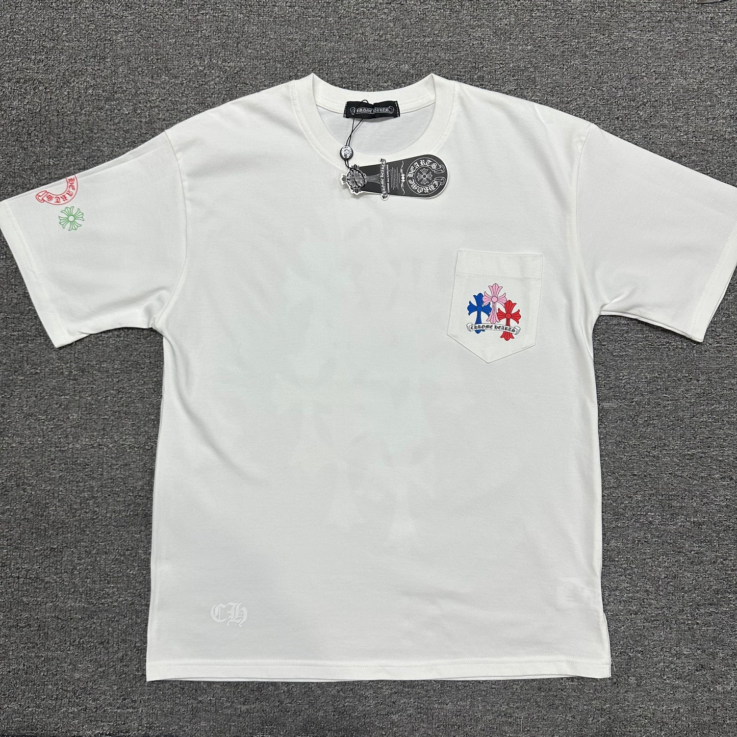 Chrome Hearts Multicolor Cross Cemetery T-Shirt