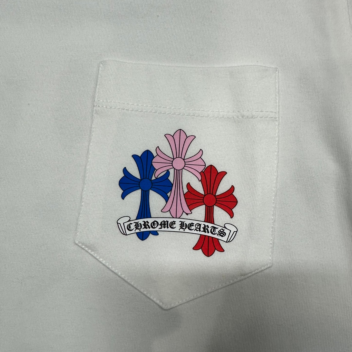 Chrome Hearts Multicolor Cross Cemetery T-Shirt