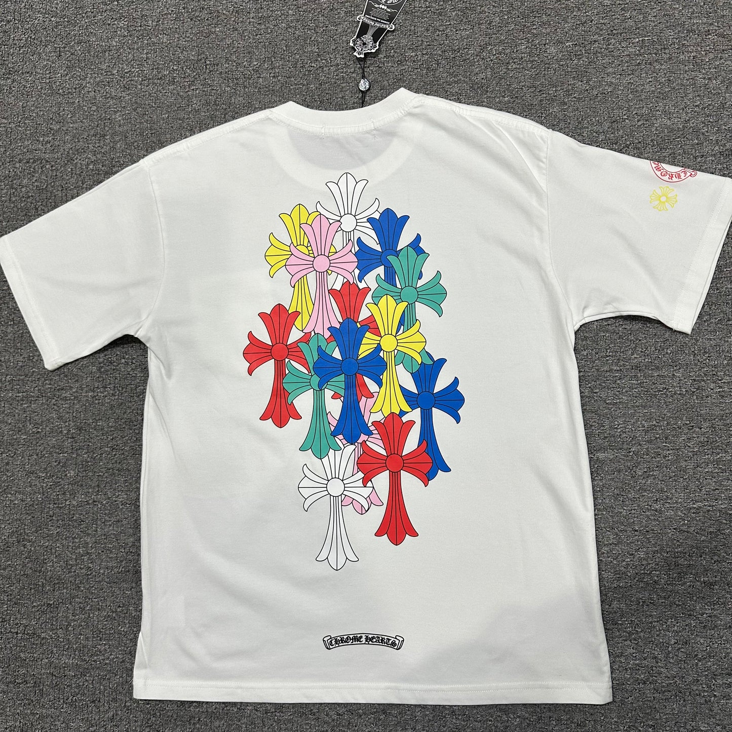 Chrome Hearts Multicolor Cross Cemetery T-Shirt