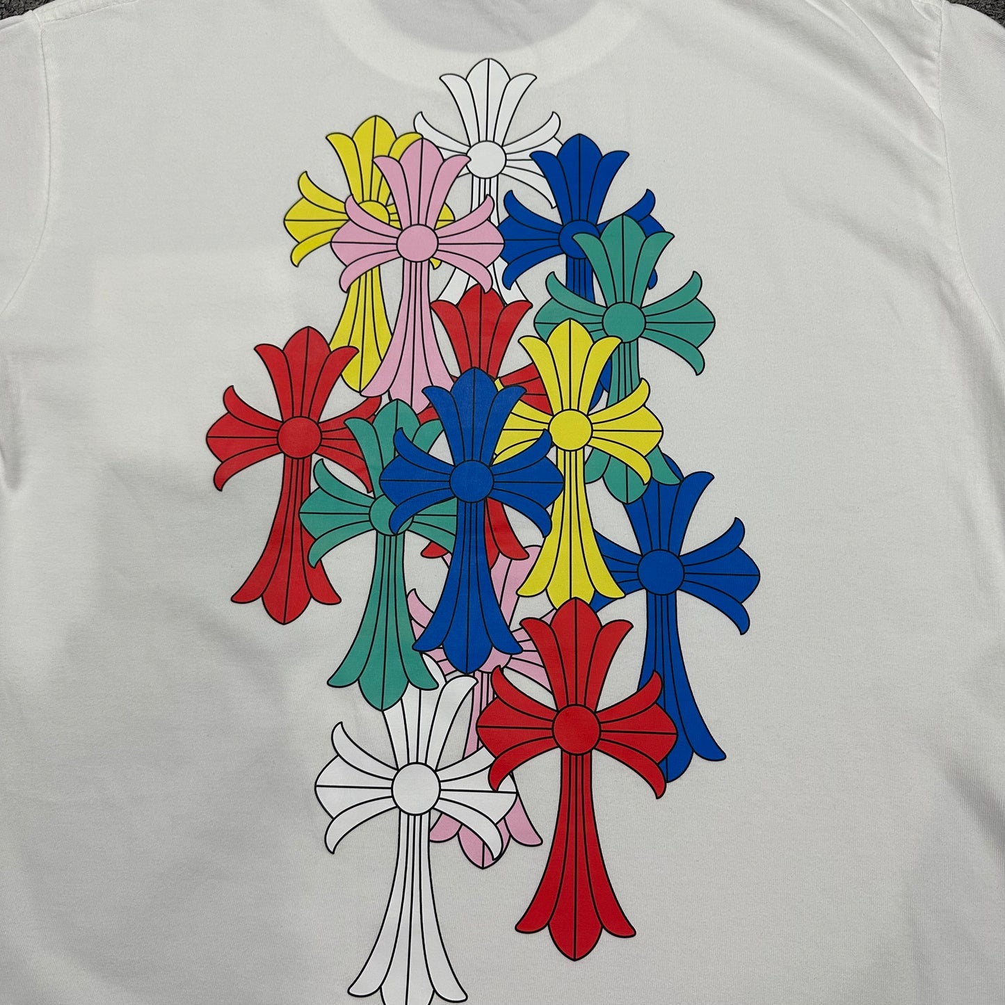 Chrome Hearts Multicolor Cross Cemetery T-Shirt
