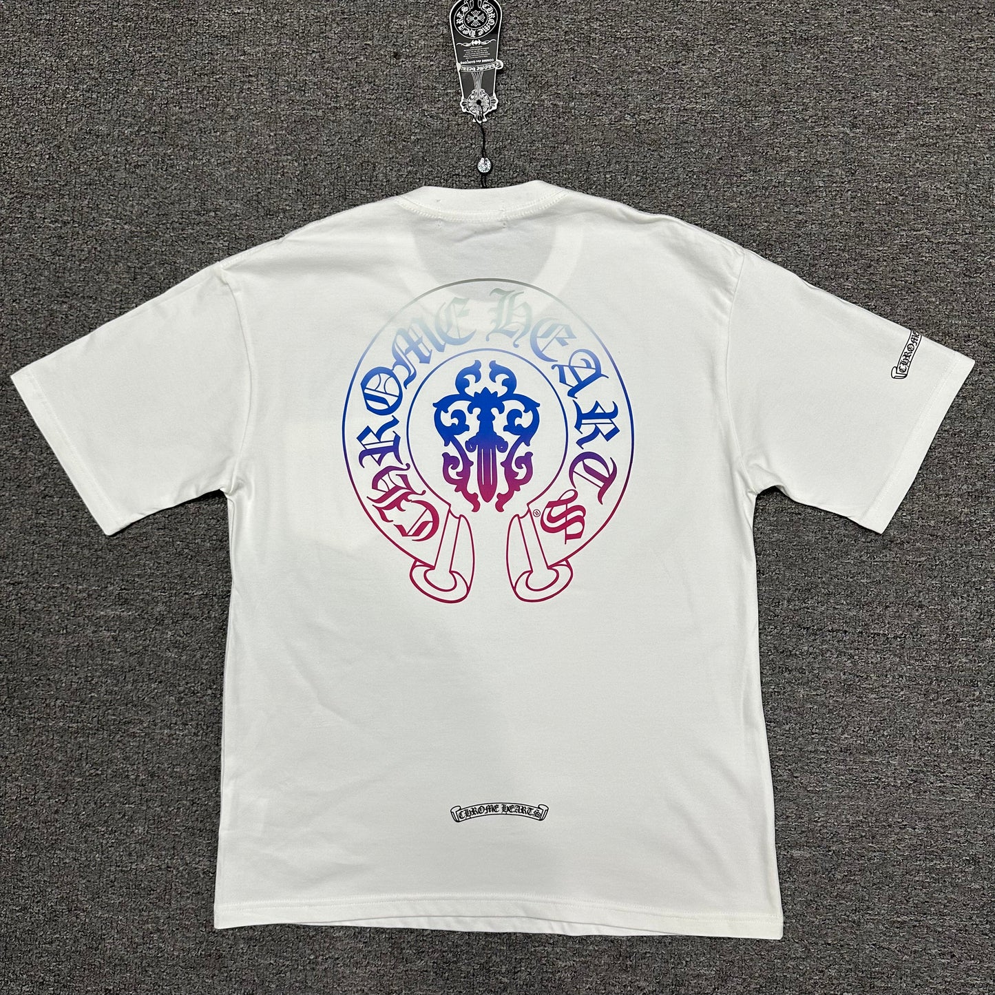 Chrome Hearts Gradient Dagger Horseshoe T-Shirt