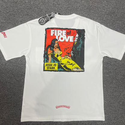 Chrome Hearts x Jesse Jo Stark Fire of Love T-Shirt